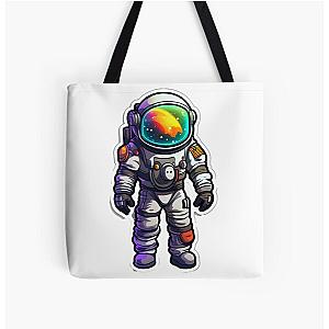 Astroneer in a space suit,space art All Over Print Tote Bag