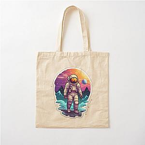 Astroneer in a space suit,space art Cotton Tote Bag