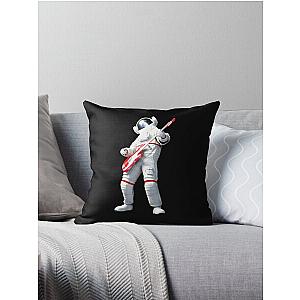 Astroneer Play Hard Metal Music Zipped Hoodie Throw Pillow