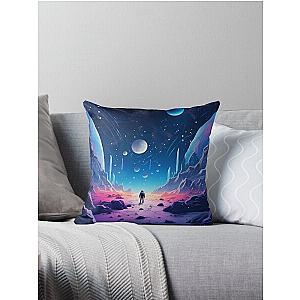 Astroneer in a space, space thrown blanket Throw Pillow