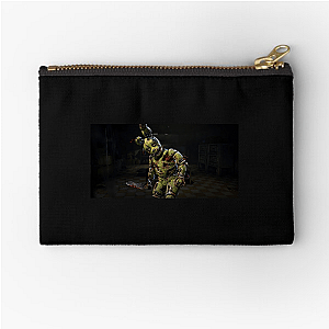 At Dead Of Night The Horror Is Real At Dead Of Night Zipper Pouches