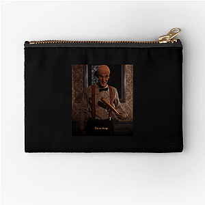 At Dead Of Night You Can Run But You Cant Hide At Dead Of Night Zipper Pouches