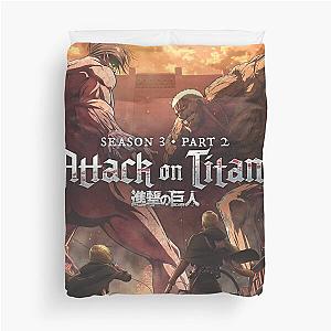 Original Anime Attack Aot Part 2 Duvet Cover