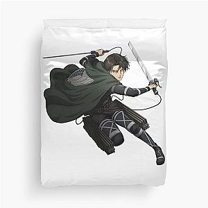 Levi ackerman from attack on titans for anime and manga lovers by Mohcin Duvet Cover