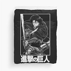 Captain Levi Attack On Itan In White Funny Duvet Cover