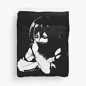 Sad Mikasa Classic T-Shirt Duvet Cover