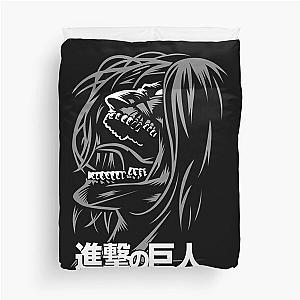 attack titan digital illustration Duvet Cover