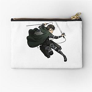 Levi ackerman from attack on titans for anime and manga lovers by Mohcin Zipper Pouch