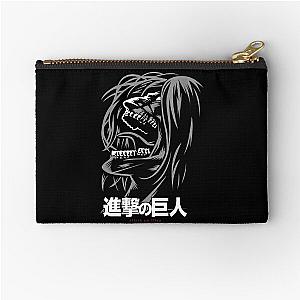 attack titan digital illustration Zipper Pouch