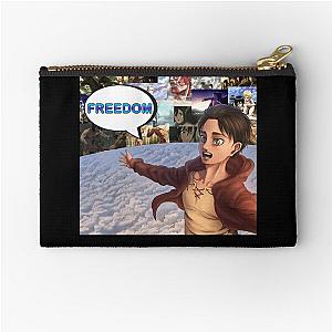 Eren freedom Zipper Pouch