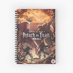 Original Anime Attack Aot Part 2 Spiral Notebook