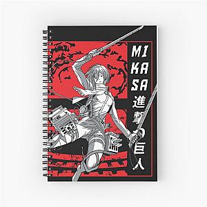 Mikasa Ackerman Spiral Notebook