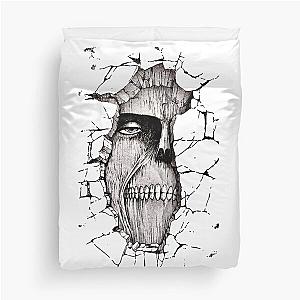 the wall titan Duvet Cover