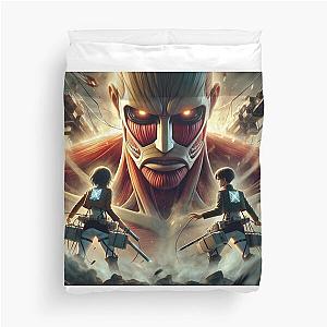 Friendship between titans Duvet Cover