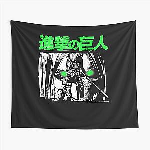 Attacks on Titans Green Eyes Tapestry