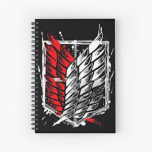 Attack Your favorite anime  Spiral Notebook