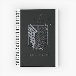 attack of titans Spiral Notebook