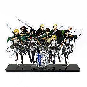 Attack On Titan Figure - Mikasa Eren Armin Levi Erwin Hange HM Acrylic Stand Figure