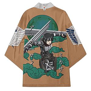 Attack on Titan Kimono - Mikasa Ackerman Kimono Custom Merch  Clothes GOT1308