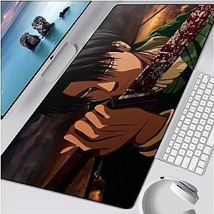 Attack On Titan Mouse Pad Large Size for Mouse + KeyBoard - Levi Ackerman