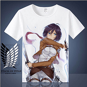 Attack on Titan Shirt Store: Mikasa Ackerman Classic Shirt