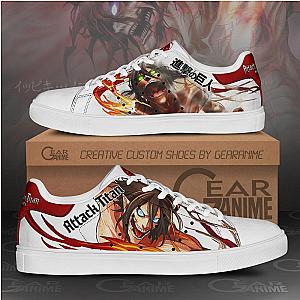 Attack on Titan Shoes: Eren Printed Skate Shoes