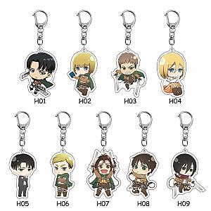 Attack on Titan Anime HD Printed Keychain - New Keyring 2021