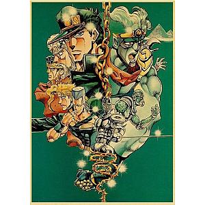 JoJo’s Bizarre Adventure – Stardust Crusaders Joestar Group x Stands Poster