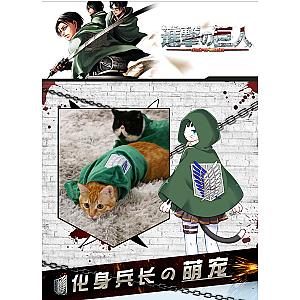 Attack On Titan Cosplay - AOT Costume Cloak Cape For Pet Dog Cat