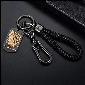 Attack On Titan Keychains - AOT Wings Of Freedom Keychains Military Dog Tag