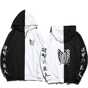 Attack On Titan Hoodie - Wings Of Freedom Colors Mixed Streetwear Hoodie