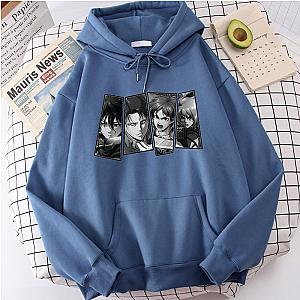 Attack On Titan Hoodie - AOT Warriors Manga Graphic Pullover Hoodie