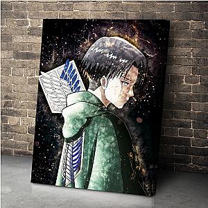 Attack On Titan Poster - Levi Ackerman Wall Art Canvas Printed Poster