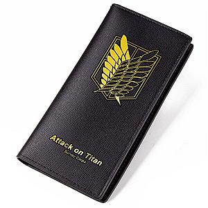 Attack On Titan Wallet: Gold Wings Of Liberty Long-Wallet