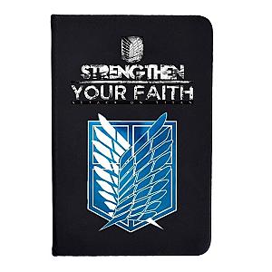 Attack On Titan Notebook Merch: Blue Wings Of Liberty Notebook