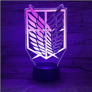 Attack On Titan Lamp Merch: Wings Of Liberty 3D Led Lamp