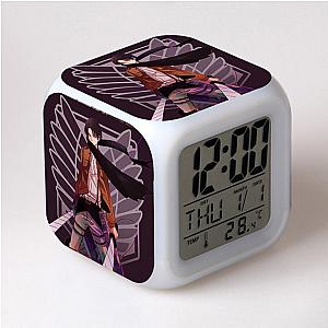 Attack On Titan Clock Merch - Levi 7 Colors Change Touch Light Alarm Clock