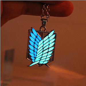 Attack on Titan Glowing Necklace: Wings Of Liberty Necklace