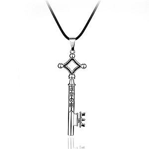 Attack On Titan Merch: Eren Yeager Key Silver Necklace