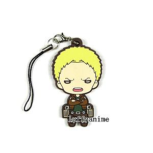 Attack On Titan Rubber Merch: Reiner Braun Rubber Keychain