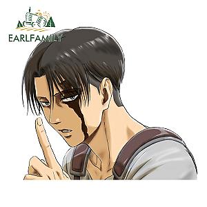 Attack On Titan Stickers: Levi Ackerman Stickers 13cm x 11.4cm