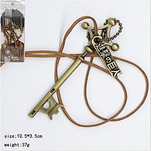 Attack on Titan Necklace: Eren Yeager Key Pendant