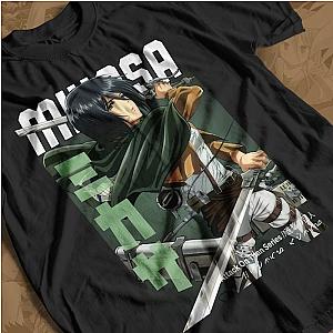 Attack On Titan Shirts – Mikasa AOT Anime Classic T-Shirt