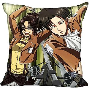 Attack On Titan Pillow Merch: Hange Zoe And Levi Ackerman Pillow