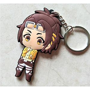 Attack On Titan Merch: Hange Zoe Rubber Chibi Keychain