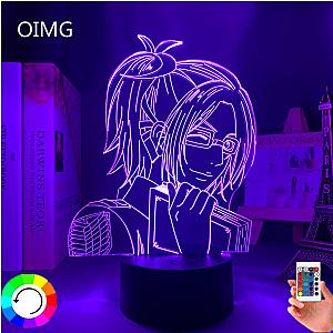 Attack On Titan Lamp Merch:  Hange Zoe 3D Led Lamp