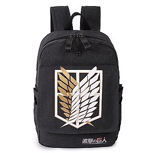 Attack on Titan Backpack Merch: Attack On Titan's Logo Canvas Backpack