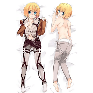 Attack On Titan Body Pillow: Armin Arlert Dakimakura Pillow Case Cover