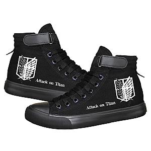 Attack on Titan Shoes Merch: Attack on Titan Converse