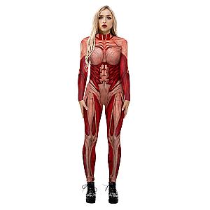 Attack On Titan Cosplay Costume: Titan Form Jumpsuit